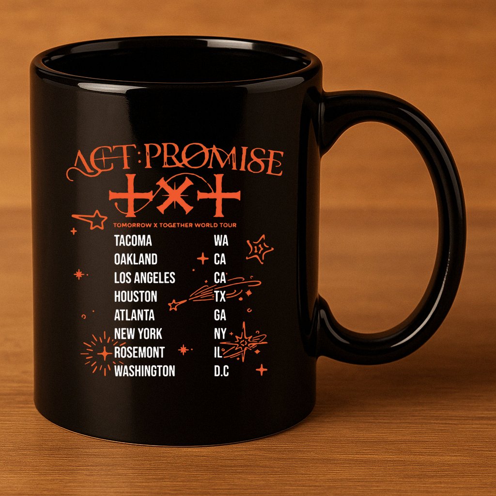 Txt Act Rosemont 11oz C Handle Ceramic Mug
