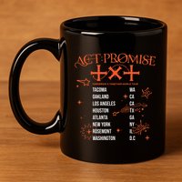 Txt Act Rosemont 11oz C Handle Ceramic Mug