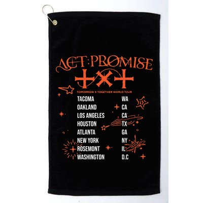 Txt Act Rosemont Golf Towel