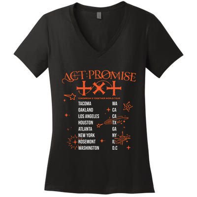 Txt Act Rosemont Women's V-Neck T-Shirt