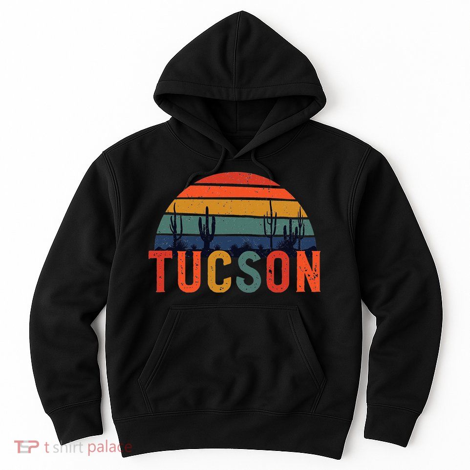 Tucson Arizona Retro Vintage Arizona Sunset Hoodie