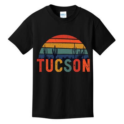 Tucson Arizona Retro Vintage Arizona Sunset Kids T-Shirt