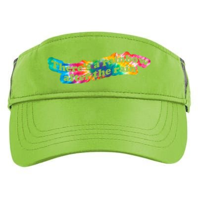 There's A Rainbow After The Rain Mental Health Awareness Adult Drive Performance Visor