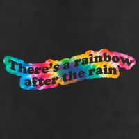 There's A Rainbow After The Rain Mental Health Awareness 7 Panel Mesh Trucker Snapback Hat