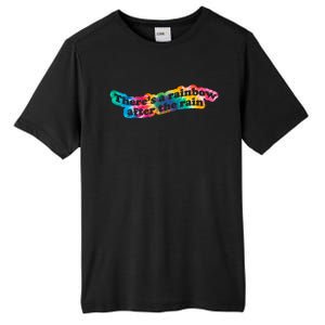 There's A Rainbow After The Rain Mental Health Awareness Tall Fusion ChromaSoft Performance T-Shirt