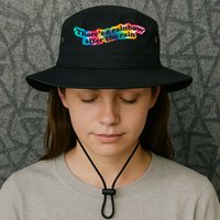 There's A Rainbow After The Rain Mental Health Awareness Bucket Hat