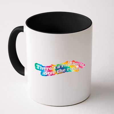 There's A Rainbow After The Rain Mental Health Awareness Mug