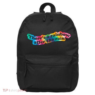 There's A Rainbow After The Rain Mental Health Awareness 16 in Basic Backpack