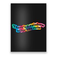 There's A Rainbow After The Rain Mental Health Awareness Poster