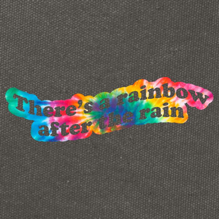 There's A Rainbow After The Rain Mental Health Awareness Cotton Canvas Backpack