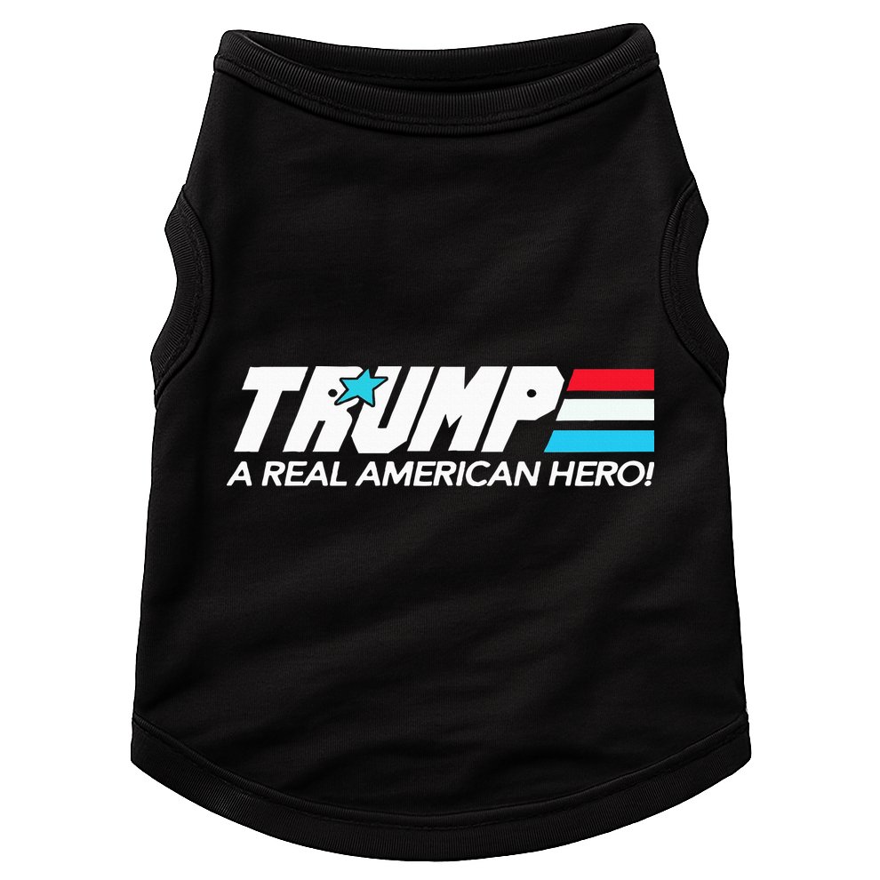 Trump A Real American Hero Doggie Tank