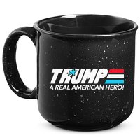 Trump A Real American Hero 15oz Campfire Ceramic Mug