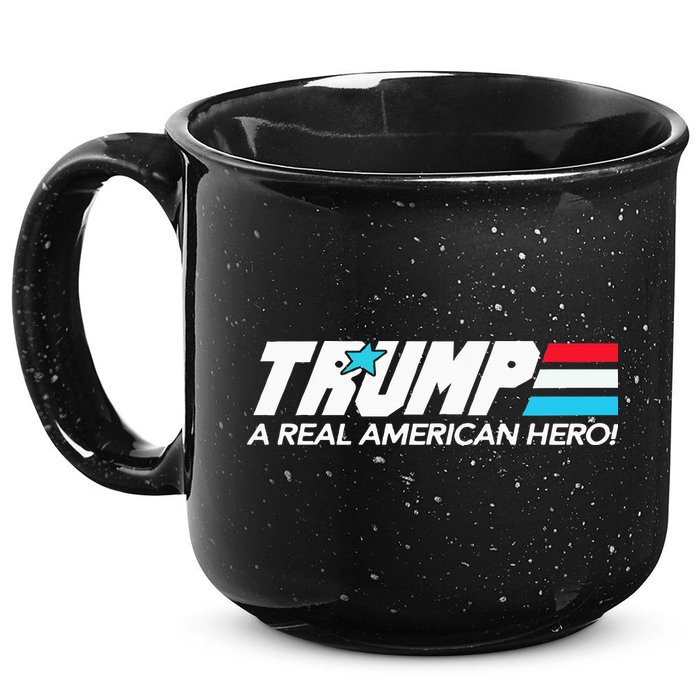 Trump A Real American Hero 15oz Campfire Ceramic Mug