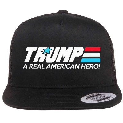 Trump A Real American Hero Flatbill Hat