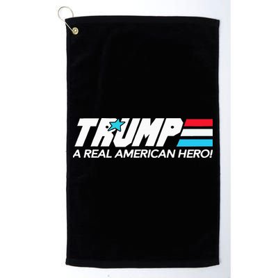 Trump A Real American Hero Golf Towel
