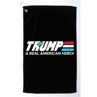 Trump A Real American Hero Golf Towel