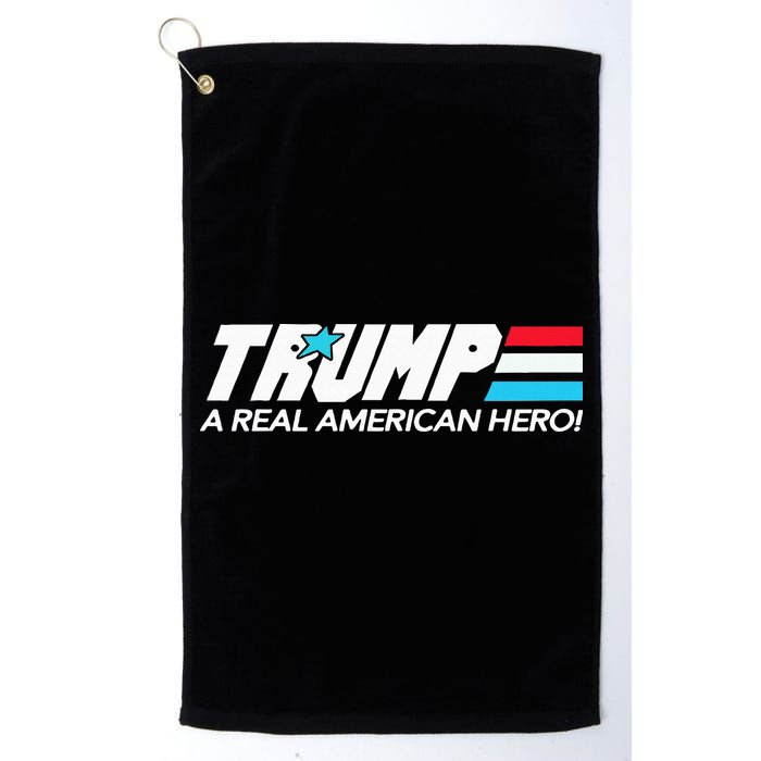 Trump A Real American Hero Golf Towel