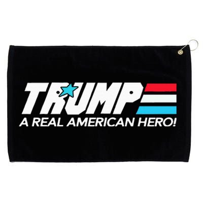 Trump A Real American Hero Grommeted Golf Towel