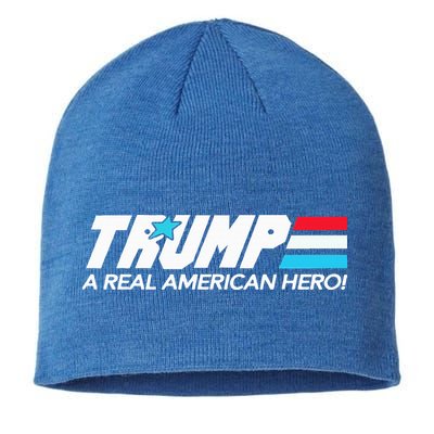 Trump A Real American Hero Sustainable Beanie