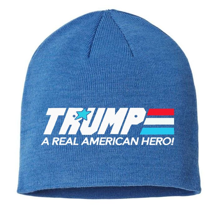 Trump A Real American Hero Sustainable Beanie