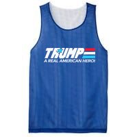 Trump A Real American Hero Mesh Reversible Basketball Jersey Tank