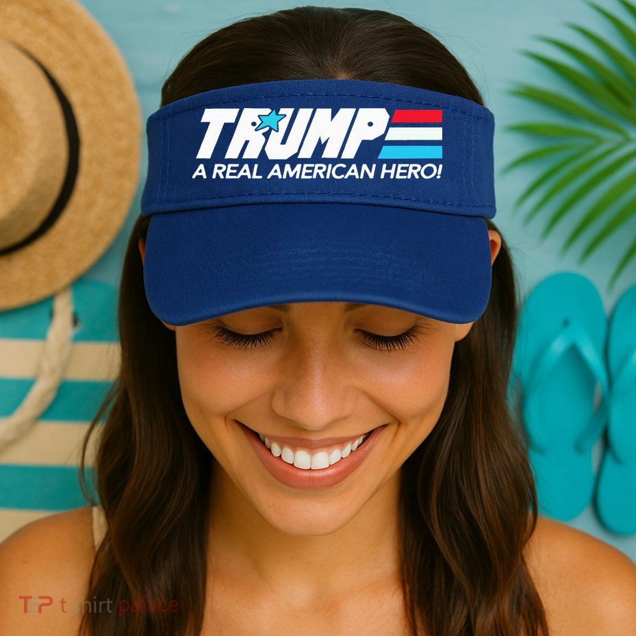 Trump A Real American Hero Visor