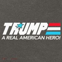 Trump A Real American Hero Cotton Canvas Backpack