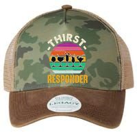 Thirst A Responder Funny Bartender Barman Barkeeper Barista Legacy Tie Dye Trucker Hat