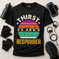 Thirst A Responder Funny Bartender Barman Barkeeper Barista Performance Shirt