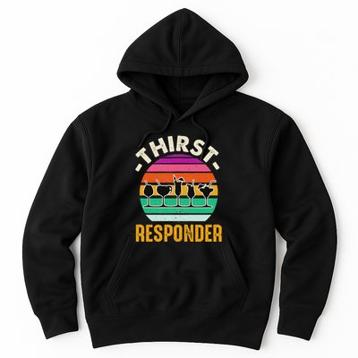 Thirst A Responder Funny Bartender Barman Barkeeper Barista Hoodie