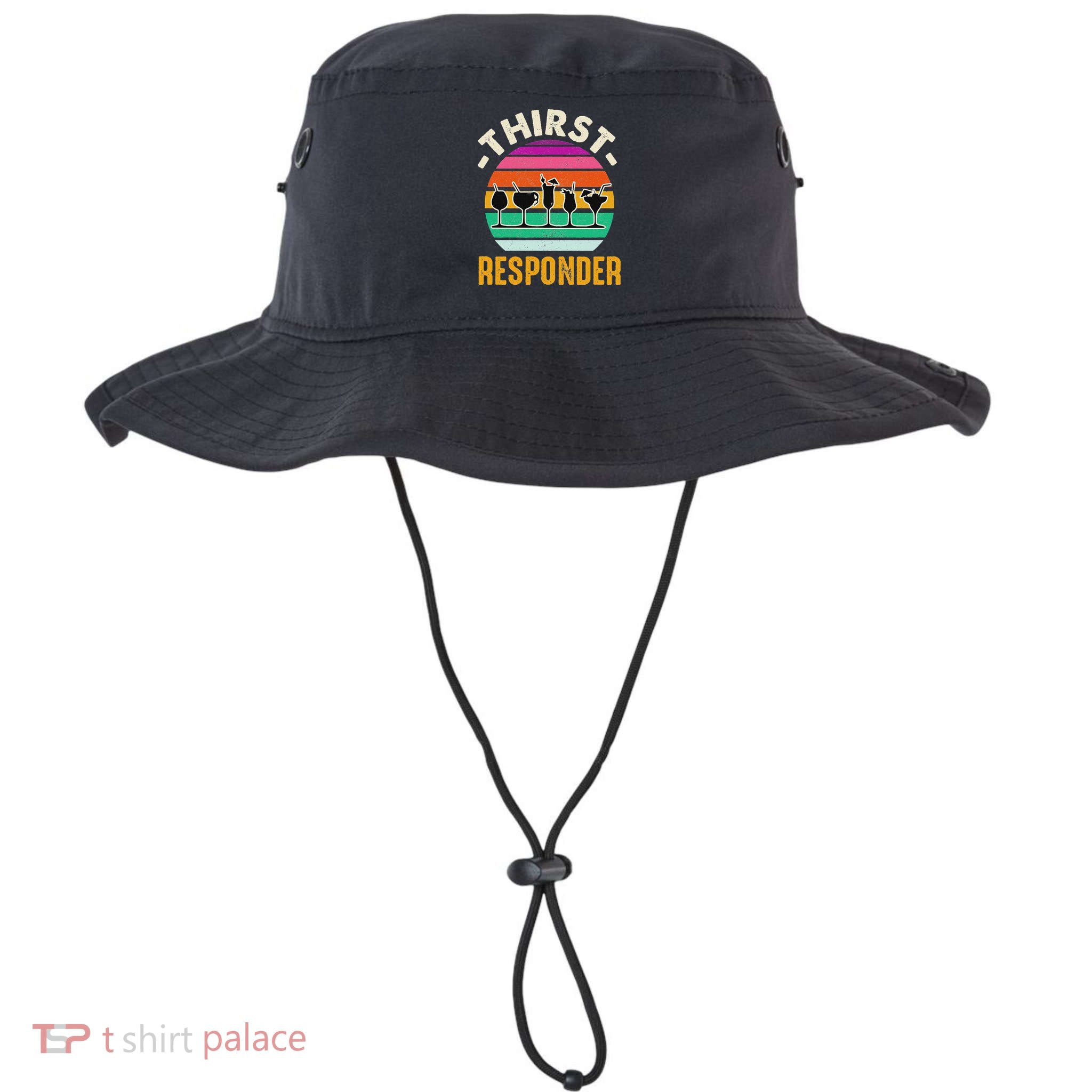 Thirst A Responder Funny Bartender Barman Barkeeper Barista Bucket Hat