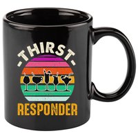 Thirst A Responder Funny Bartender Barman Barkeeper Barista 11oz C Handle Ceramic Mug