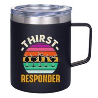 Thirst A Responder Funny Bartender Barman Barkeeper Barista 12oz Stainless Steel Coffee Mug