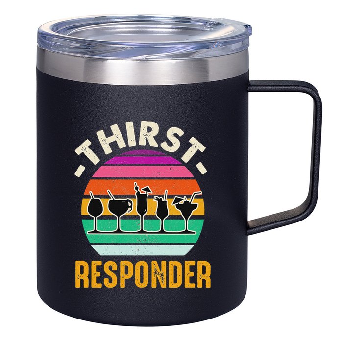 Thirst A Responder Funny Bartender Barman Barkeeper Barista 12oz Stainless Steel Coffee Mug