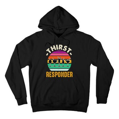 Thirst A Responder Funny Bartender Barman Barkeeper Barista Tall Hoodie