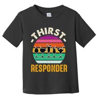 Thirst A Responder Funny Bartender Barman Barkeeper Barista Toddler T-Shirt
