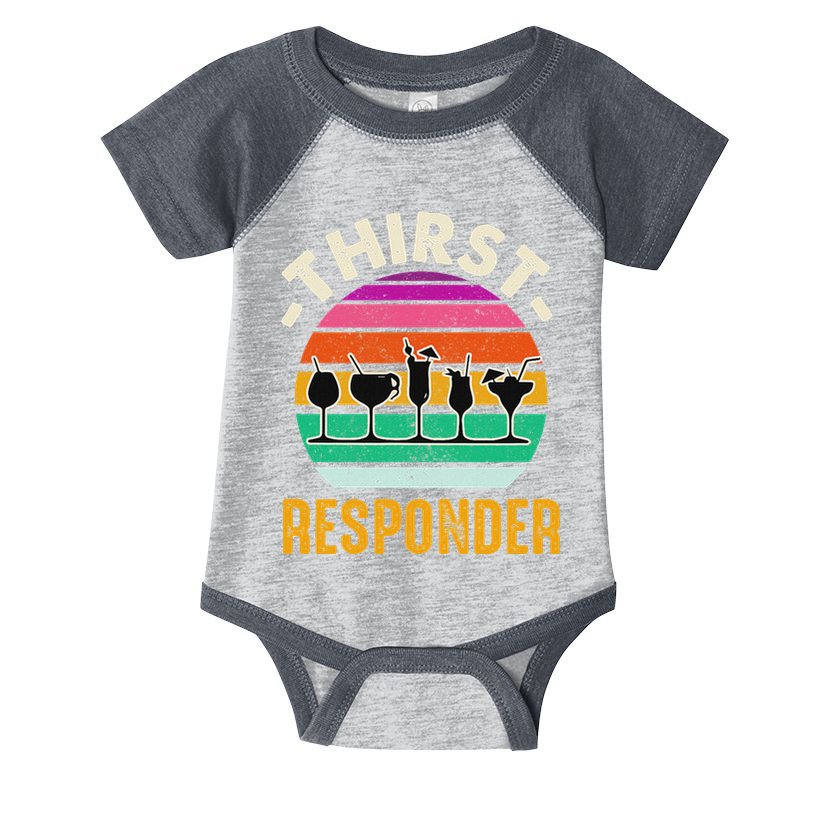 Thirst A Responder Funny Bartender Barman Barkeeper Barista Infant Baby Jersey Bodysuit