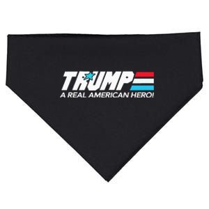 Trump A Real American Hero USA-Made Doggie Bandana