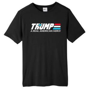 Trump A Real American Hero Tall Fusion ChromaSoft Performance T-Shirt