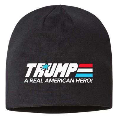Trump A Real American Hero Sustainable Beanie