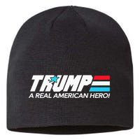 Trump A Real American Hero Sustainable Beanie