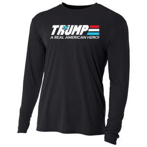 Trump A Real American Hero Cooling Performance Long Sleeve Crew