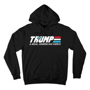 Trump A Real American Hero Tall Hoodie