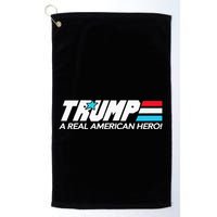 Trump A Real American Hero Golf Towel