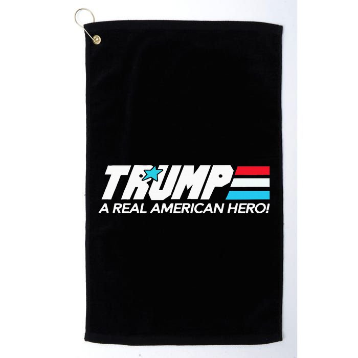 Trump A Real American Hero Golf Towel
