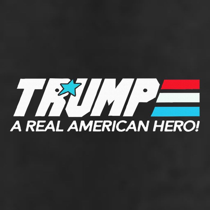 Trump A Real American Hero Golf Towel