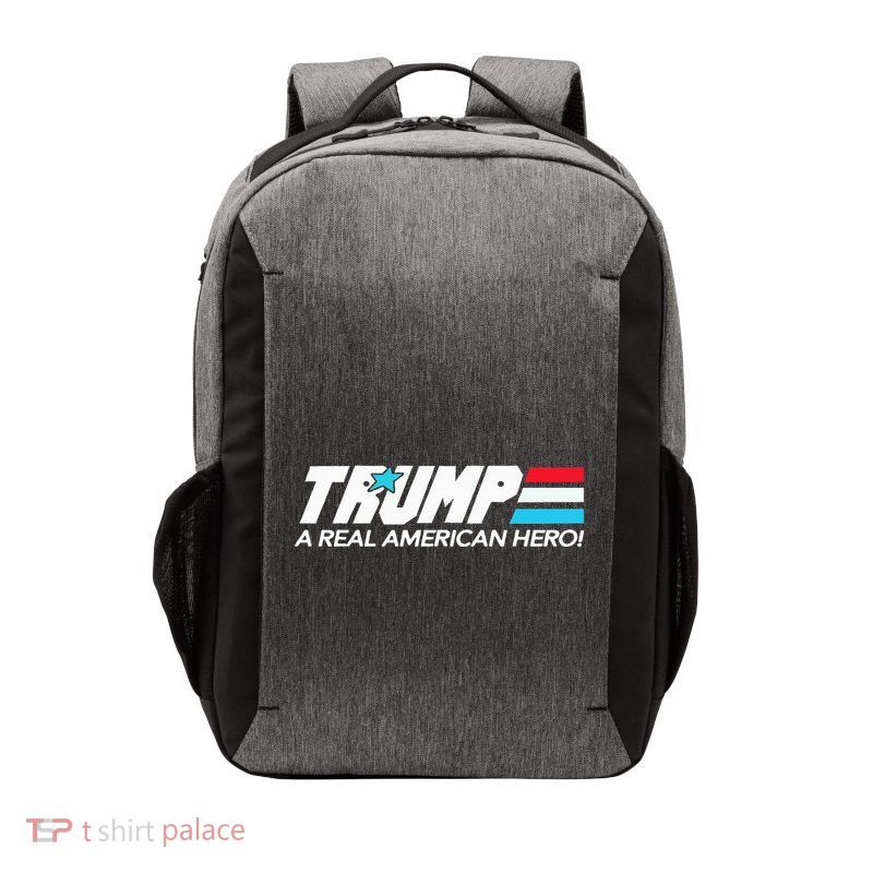 Trump A Real American Hero Vector Backpack