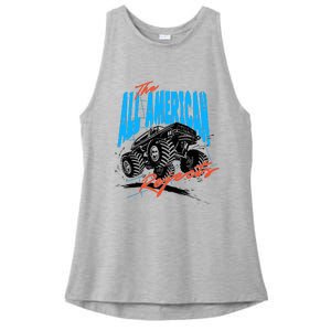 The Allamerican Rejects Monster Truck Ladies PosiCharge Tri-Blend Wicking Tank