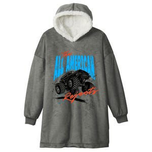 The Allamerican Rejects Monster Truck Hooded Wearable Blanket