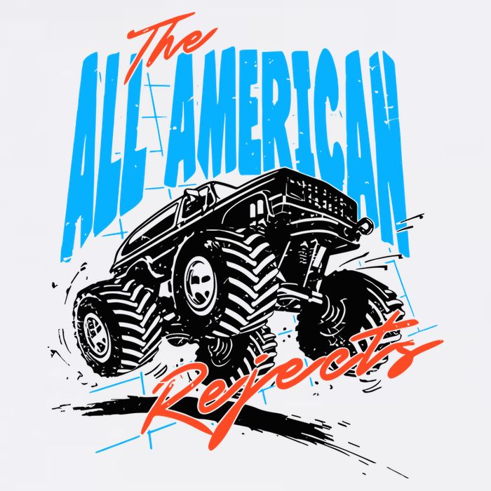 The Allamerican Rejects Monster Truck Cooling Performance Long Sleeve Crew